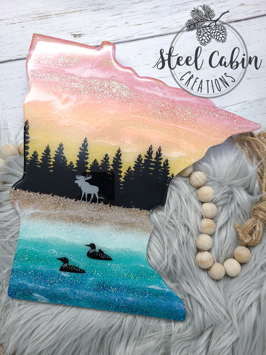 Original - MN Sunset - Decorative Sign