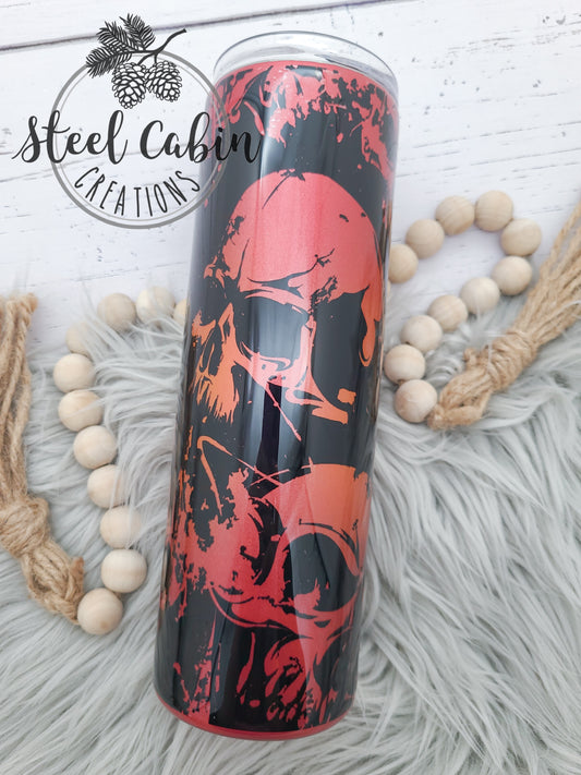 Dark Skull - 30 oz Skinny Tumbler