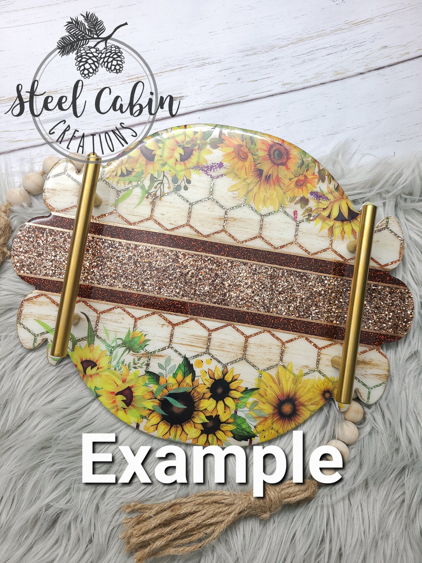 Honeycomb Tray Template - Tray of Sunshine - Digital Download